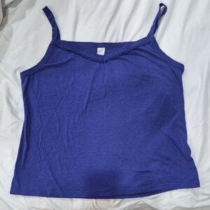 Blue Camisole Tank Layering Top 1X Fairycore Cottagecore